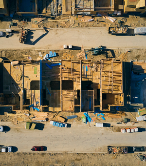 WRA Magazine Mar 2024 — Aerial View of Home Construction